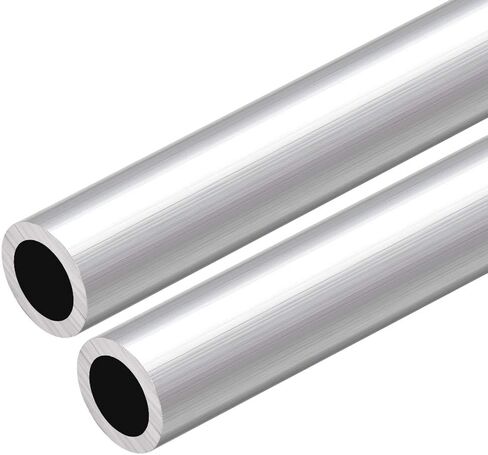 uxcell 6063 Aluminum Round Tube, 300mm Length 16mm OD 5mm Inner Dia Seamless Aluminum Straight Tubing 2 Pcs in Kuwait