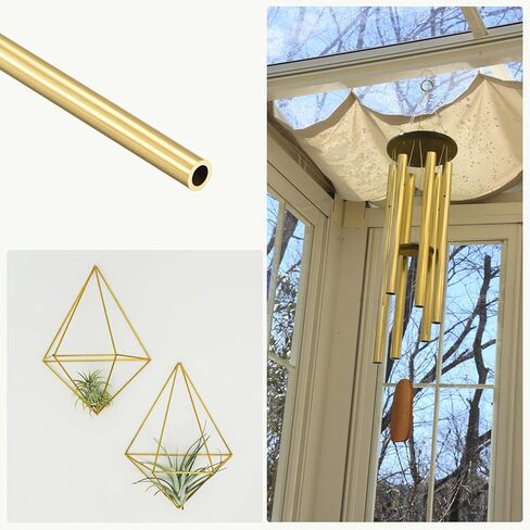 أنبوب نحاسي METALLIXITY (6.5 مم OD × 1 مم جدار T × 300 مم طول) قطعتان، أنابيب مستقيمة - لتأثيث المنزل، والآلات، والحرف اليدوية اليدوية in Kuwait