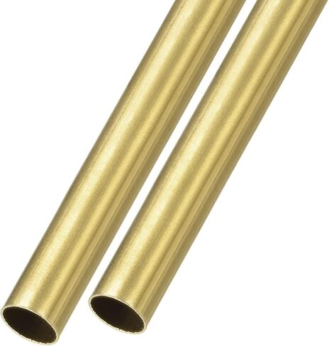 أنبوب نحاسي METALLIXITY (19 مم OD × 0.5 مم جدار T × 200 مم طول) قطعتان، أنابيب مستقيمة - للتأثيث المنزلي، والآلات، والحرف اليدوية اليدوية in Saudi Arabia