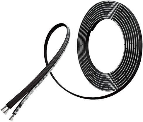 BNTECHGO 24 Gauge Silicone Ribbon Cable Flexible 6P Black 25 ft Flat Cable 24 AWG Stranded Tinned Copper Wire in Kuwait
