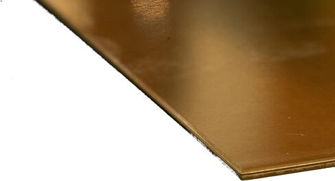 K&S Precision Metals 01217 Copper Sheet Metal Rack, 0.025" Thickness x 6" Width x 12" Length, 22 gauge, Made in USA in Saudi Arabia