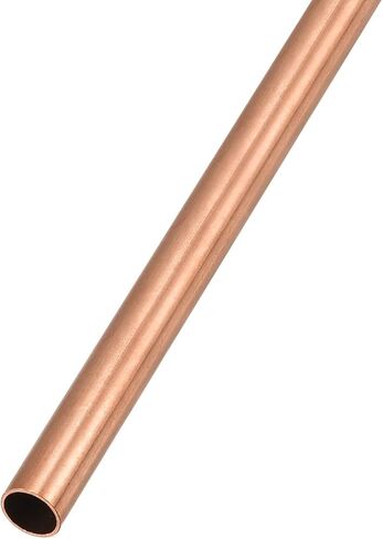 أنبوب نحاسي METALLIXITY (8 مم OD × 0.5 مم جدار T × 300 مم طول)، أنابيب مستقيمة - للتأثيث المنزلي، والآلات، والحرف اليدوية اليدوية in Kuwait