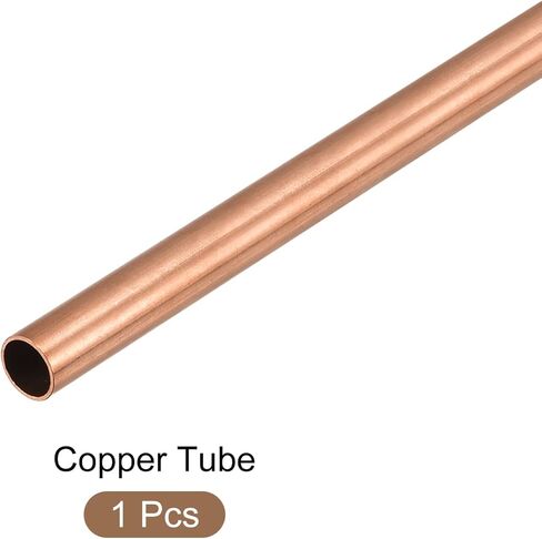 أنبوب نحاسي METALLIXITY (8 مم OD × 0.5 مم جدار T × 300 مم طول)، أنابيب مستقيمة - للتأثيث المنزلي، والآلات، والحرف اليدوية اليدوية in Kuwait