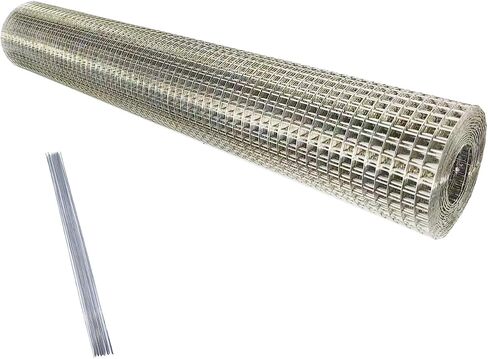 Stainless Steel Hardware Cloth Size:21Gauge 1/2inch 16inchx8Feet 304 Stainless Steel Welded Wire Mesh Supports Poultry Netting Cage Fence,Keep The Animals Out, Protecting New Plants in Kuwait