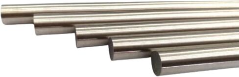 5Pcs Titanium Rod Dia 3mm 0.118" Length 500mm 19.685" RISON Titanium GR5 Titanium Bar 6al-4v Round Bar 3mmx500mm Titanium Round Rod in Kuwait