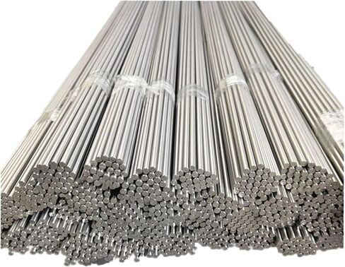 5Pcs Titanium Rod Dia 3mm 0.118" Length 500mm 19.685" RISON Titanium GR5 Titanium Bar 6al-4v Round Bar 3mmx500mm Titanium Round Rod in Kuwait