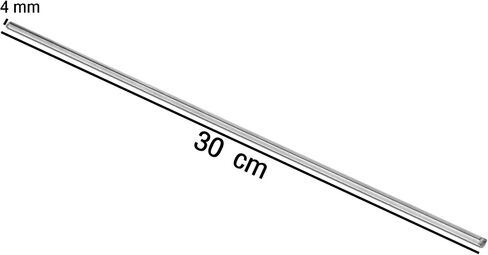 BCP 4 مللي متر × 30 سنتيمتر التيتانيوم غير مصقول قضيب مستدير مطحنة إنهاء نصف المزاج الصلب TC4 سبائك التيتانيوم in Kuwait