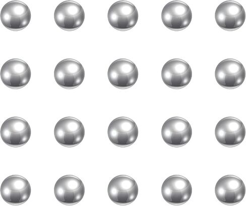 uxcell 50pcs 3mm 440C Stainless Steel Bearing Balls G25 Precision in Kuwait