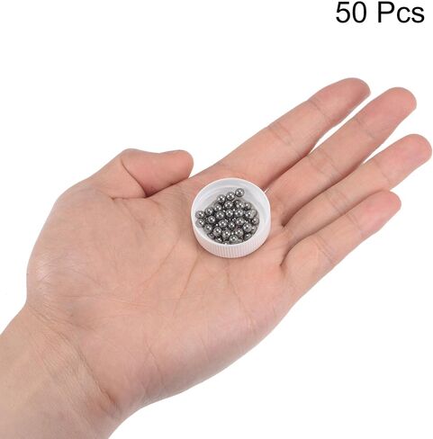 uxcell 50pcs 3mm 440C Stainless Steel Bearing Balls G25 Precision in Kuwait