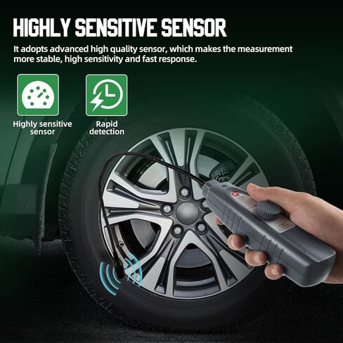 OUFKAR Ultrasonic Leak Detector, Automotive Noise Finder with Headphone, Gooseneck Probe,Noise Detector Leak Tester for Pipeline, Air Conditioner, Pressure Vaccum System in Kuwait