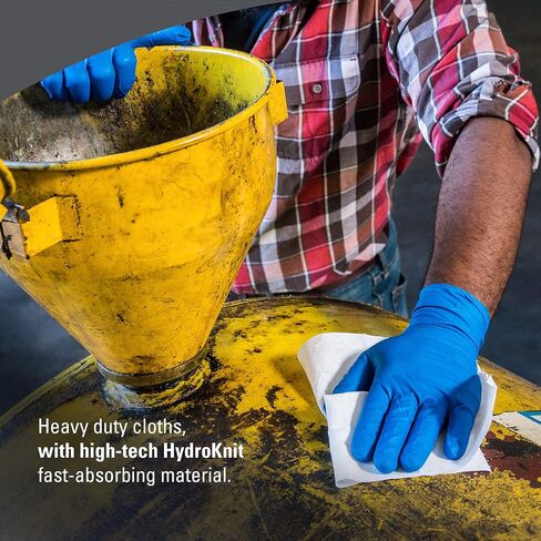 ممسحة كيمبرلي كلارك واي بال 41044 X80 للاستعمال مرة واحدة، 12.5 انش عرض × 16.8 انش طول، ابيض (صندوق من 160 قطعة) in Kuwait