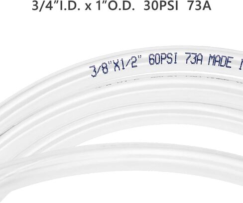 أنابيب الفينيل الشفاف، أنابيب PVC المرنة، خرطوم PVC الهجين، أنابيب بلاستيكية خفيفة الوزن، بمعرف 1/2 بوصة، طول 10 أقدام in Kuwait