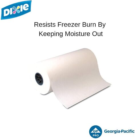 Georgia-Pacific Dixie عرض 24 بوصة × طول 1000 بوصة، ورق تجميد ثقيل الوزن من PRO، Super Loxol، SUPLOX24، أبيض، (علبة بها لفة واحدة) in Kuwait
