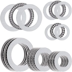 Mardatt 24 pcs 3 Type Thrust Needle Roller Bearings with Washers, AXK3552, AXK2035, AXK2542 Chromium Steel Rollers for Automobiles, Pump, Machine Tools in Saudi Arabia