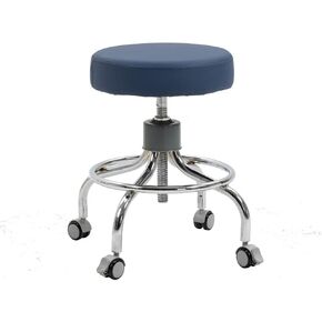 Medical Revolving Adjustable Height Doctor Stool for Spa Treatment Clinic (Black)