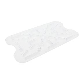 Thunder Group PLFBD1218PC Drain Shelf, fits 12" x 18" Storage Box, Polycarbonate, White, NSF, Pack of 24 in Saudi Arabia