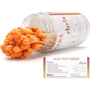 Lead Paint Test Kit Swabs - ZHYIN Lead Test Swab, Home Lead Testing Kit for Dishes, Ceramics, Toys, Metal, Wood, Rapid Lead Check Test Results in 30 Seconds (30 Pack)