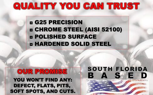 (10 Pieces) PGN - 5/8" Inch (0.625") Precision Chrome Steel Bearing Balls G25 in Kuwait