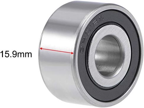 uxcell 3201-2RS Angular Contact Ball Bearing 12x32x15.9mm Bearings 2pcs in Saudi Arabia