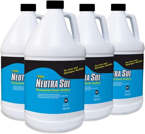Pro Products Neutra Sul Professional Grade Oxidizer, Helps Eliminate Odor and Impurities for Water Purification, 1 Gallon Bottle, 4 Pack in Kuwait