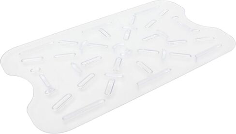 Thunder Group PLFBD1218PC Drain Shelf, fits 12" x 18" Storage Box, Polycarbonate, White, NSF, Pack of 24 in Saudi Arabia