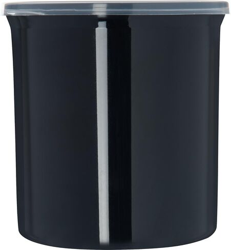 Carlisle FoodService Products Classic™ Round Storage Container with Lid, 1.2 Quart Crock, Black in Kuwait