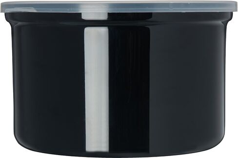 Carlisle FoodService Products Classic™ Round Storage Container with Lid, 1.2 Quart Crock, Black in Kuwait