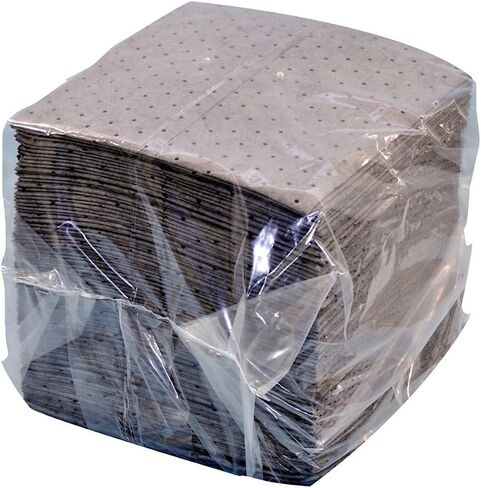 NPS Spilfyter SFG-70 Universal Sorbent Streetfyter وسادة مدملة ذات وزن واحد، طول 45.72 سم، عرض 40.64 سم، رمادي، عبوة من 200 قطعة in Kuwait