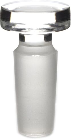 Stopper, 10/19 - Flat Head, Solid Cone - Borosilicate Glass - Eisco Labs in Saudi Arabia