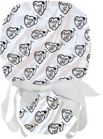 قبعات فرك للنساء والرجال بأزرار - قبعات جراحية للنساء - قبعات ممرضة منتفخة للنساء - قبعات فرك للممرضات in Kuwait