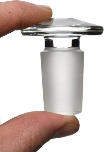 سدادة - رأس مسطح، مخروط صلب، مصنوعة من زجاج البورسليكات، مقاس 19/26 - Eisco Labs in Kuwait