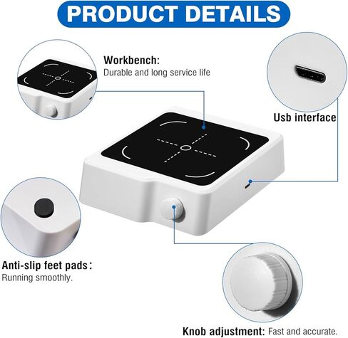 ANZESER محرك مغناطيسي، لوحة تحريك 2000 مل، لوحة تحريك مغناطيسية 2000 دورة في الدقيقة، خلاط مغناطيسي مع شريط تحريك (بدون تسخين) in Kuwait