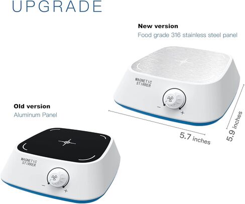 محرك دولفيني المغناطيسي، لوحة تحريك مع شريط تحريك (بدون تسخين)، خلاط مغناطيسي بسعة 3000 مل [ترقية] in Kuwait