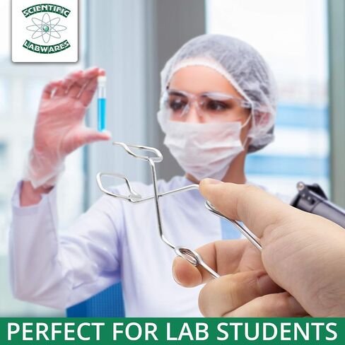 مجموعة أدوات المختبرات الأساسية من Scientific Labwares - ملقط كوب بوتقة، ملعقة مختبر، ملعقة اختبار، مشابك أنبوبية، ملقط معقم، ملاقط - جودة ممتازة in Saudi Arabia