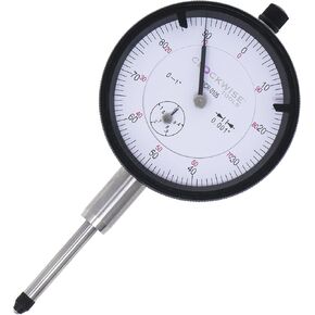 Clockwise Tools DIMR-0105 Dial Indicator Gage Gauge and Magnetic Base 0-1 inch Measuring Tool in Kuwait