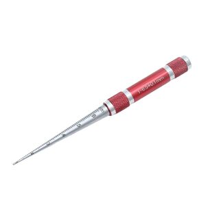Hole Tapered Ruler, Taper Aperture Gauge Stainless Steel Conical Inner Diameter for Plastic Tubes DIY Equipment Thin Walled Parts DIY Hardware 1‑6.5mm Inspection Measurement Tool in Kuwait