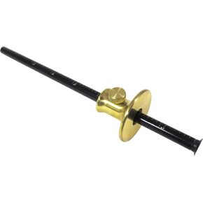 Taytools 465494 Wheel Marking Gauge Depth Gauge with Solid Brass Machined Head Hardened .310 inch Diameter Beam Hardened High Speed Steel Cutting Wheel Overall Length 8 Inches Easy Read SAE and Metric in Kuwait