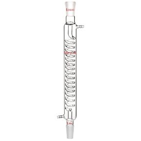 StonyLab Borosilicate Glass Graham Condenser with 24/40 Joint 300mm Jacket Length Lab Glass Condenser in Saudi Arabia