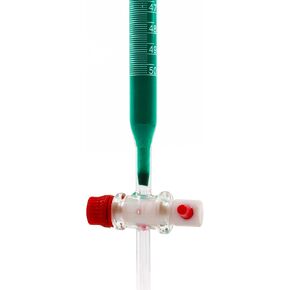 Glass Burette 50ml PTFE Stopcock Class A Tolerance 0.10 Graduation Distillation Measuring Laboratory Essentials in Saudi Arabia