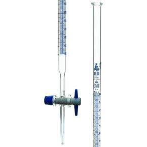 25ml Schellbach Glass Burette - Class A - PTFE Stopcock - Eisco Labs in Saudi Arabia