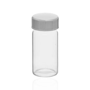 قوارير التلألؤ 100PK، 20 مل - زجاج البورسليكات - ASTM/USP النوع الأول، الفئة B - Eisco Labs in Saudi Arabia