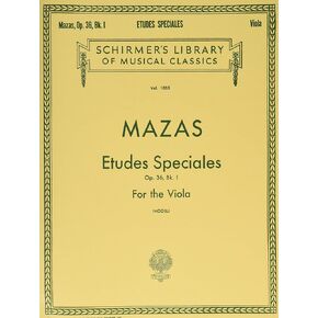 Etudes Speciales, Op. 36 - Book 1: Schirmer Library of Classics Volume 1885 Viola Method in Saudi Arabia
