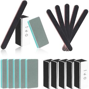 Swpeet 15Pcs 3 Styles Polishing Sticks Set, Rectangle Plastic Silver Polishing Stick, Double-Sided Sanding Sticks, Sanding Pads Polishing Sanding Tools Grits Sanding Sticks for Jewelry in Saudi Arabia