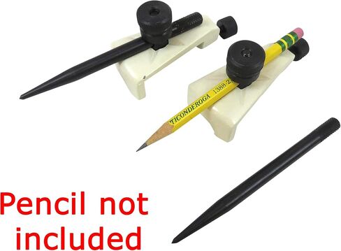 Taytools 468310 Large Adjustable Trammel Head Set Beam Compass, Pencil Holders, Hardened Points in Saudi Arabia