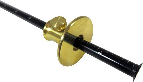 Taytools 465494 Wheel Marking Gauge Depth Gauge with Solid Brass Machined Head Hardened .310 inch Diameter Beam Hardened High Speed Steel Cutting Wheel Overall Length 8 Inches Easy Read SAE and Metric in Saudi Arabia