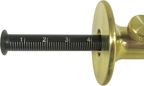 Taytools 465494 Wheel Marking Gauge Depth Gauge with Solid Brass Machined Head Hardened .310 inch Diameter Beam Hardened High Speed Steel Cutting Wheel Overall Length 8 Inches Easy Read SAE and Metric in Saudi Arabia