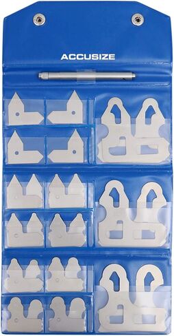 أدوات صناعية أكسوايز مجموعة قياس نصف قطر 26 قطعة 0.010 بوصة إلى 0.500 بوصة مع حامل، EG02-5025 in Kuwait