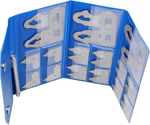 أدوات صناعية أكسوايز مجموعة قياس نصف قطر 26 قطعة 0.010 بوصة إلى 0.500 بوصة مع حامل، EG02-5025 in Kuwait