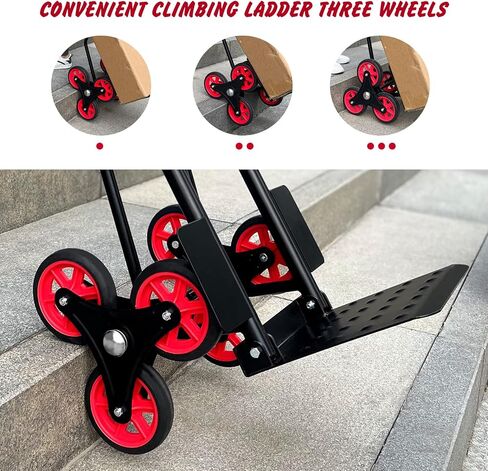 قفص دوار قابل للطي على العجلات، صناديق تخزين قابلة للطي بسعة 440 رطل، أثاث بلاستيكي شديد التحمل، عربة دوللي متحركة للسفر والتسوق واستخدام مكتب الأمتعة مع عجلات دوران 360 درجة قابلة للإزالة in Kuwait