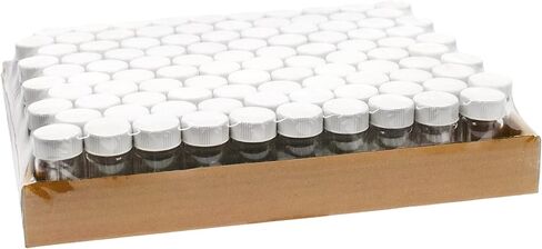 قوارير التلألؤ 100PK، 20 مل - زجاج البورسليكات - ASTM/USP النوع الأول، الفئة B - Eisco Labs in Saudi Arabia